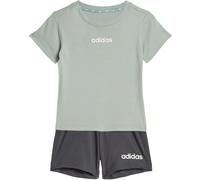 adidas Essentials Baby-T-Shirt + Shorts Set KB9670 - wonder sage/white/white 104