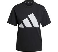 adidas Essentials Big Logo Baumwoll T-Shirt Damen JC5724 - black/white S