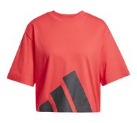 Adidas Essentials Big Logo Boyfriend Damen T-Shirt, rot M