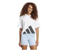 adidas Damen T-Shirt Essentials Big Logo Boyfriend JG8737 Weiß/Schwarz XS