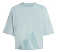 Adidas Essentials Big Logo Boyfriend Graphic Kurzarm-t-shirt L Wonder Sage / Green Earth