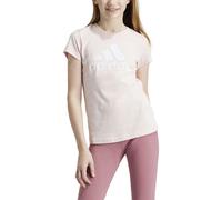 Adidas T-Shirt Essentials Big Logo Baumwolle kurzarm Gr. 170 (14–15 Jahre) SandyPink/White