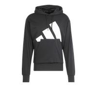 Adidas Men's Essentials Big Logo French Terry Hoodie, Black/White, XS