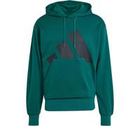 Kapuzensweatshirt ADIDAS SPORTSWEAR "M BL FT HD", Herren, Gr. L, grün (collegiate grün, schwarz), Obermaterial: 55% Baumwolle, 36% Polyester, 9% Viskose, Sweatshirts (31119251-L) collegiate grün, schw