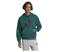 adidas Herren Kapuzensweatshirt Essentials Big Logo French Terry – Collegiate Green/Black, Gr. M