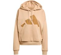 Kapuzensweatshirt ADIDAS SPORTSWEAR "W BL FT HD", Damen, Gr. S, warm sandstone, braun desert, Obermaterial: 55% Baumwolle, 36% Polyester, 9% Viskose, sportlich, Sweatshirts (87148565-S) warm sandstone