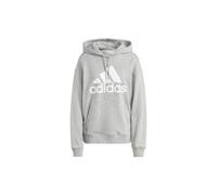 adidas Essentials Big Logo Oversized French Terry Hoodie Damen - grau/weiß -XS