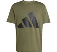 adidas Essentials Big Logo T-Shirt Herren JE8931 - olive strata/black S