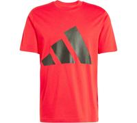 adidas Essentials Big Logo T-Shirt Herren JE8934 - pure ruby/black XS