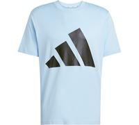 Adidas Essentials Big Logo Kurzarm-t-shirt L Glow Blue / Black