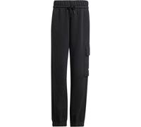 adidas Unisex Kinder Essentials Single Pocket Cargo Pants, Black/White, 5-6 Years