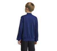 Outdoorjacke ADIDAS SPORTSWEAR "J 3S FZ TR TT", Jungen, Gr. 176, blau (dunkelblau, weiß), Obermaterial: 100% Polyester, Jacken Outdoorjacke, für Kinder, mit Reißverschluss (24822140-176) dunkelblau, w