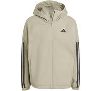 adidas Essentials Climaproof 3-Streifen Regenjacke mit Kapuze JM1058 - silver pebble L