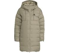 ADIDAS Damen Jacke Essentials CLIMAWARM 3-Streifen Light Daunenparka mit Kapuze (JM4087) M SILPEB