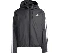 Adidas Herrenjacke ESSENTIALS Climawarm 3-Streifen gefüttert mit Kapuze Schwarz Größe L