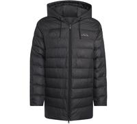 adidas Herren Essentials Climawarm 3 Stripes Light Down Hooded Parkas Coat, black, L
