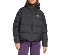 adidas Essentials Climawarm 3 Stripes Puffer Down Hooded Women Kapuzenjacke XS schwarz