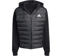 adidas Sportswear Steppjacke mit Kapuze und Logo in Black, Größe L