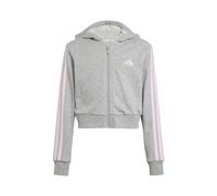 adidas Essentials Crop Sweatjacke Kinder grau