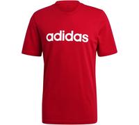 Adidas Essentials Embroidered Linear Logo T-Shirt Herren T-Shirt, rot M