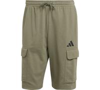 Adidas Men's Essentials FEELCOZY French Terry Cargo Short, Olive strata/Black, L