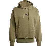 adidas Essentials Feelcozy Hoodie Herren JE3799 - olive strata/black XS