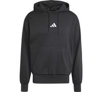 Adidas Herren Hoodie Essentials FEELCOZY Fleece Schwarz/Weiß Größe S
