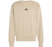 Sweatshirt ADIDAS SPORTSWEAR "ESSENTIALS FEELCOZY", Herren, Gr. S, wonder cargo, schwarz, Obermaterial: 70% Baumwolle, 30% Polyester, normal, Rundhals, angesetztes Bündchen, Sweatshirts Sweatshirt (66