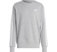 adidas - Essentials French Terry 3-Streifen Sweatshirt Herren medium grey heather