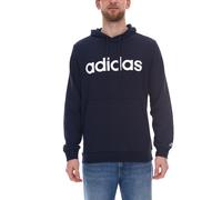 adidas Essentials French Terry Linear Logo Hoodie nachhaltiger Herren Sweater mit Kängurutasche GK9066 Blau M
