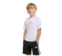 adidas Essentials T-Shirt Kinder KE0852 - white/pink fusion 128