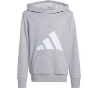 Adidas Kapuzenpullover Essentials JV9900 Kinder Big Logo Medium Grey Heather/White Gr. 164