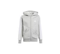 adidas Essentials Kapuzenjacke Kinder - grau/weiß - 176