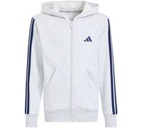 adidas J 3 STRIPES FL FZ HD Kinder-Sweatjacke, grau, größe 152