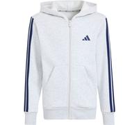 adidas J 3 STRIPES FL FZ HD Kinder-Sweatjacke, grau, größe 152