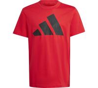 T-Shirt ADIDAS SPORTSWEAR "J BL TEE 160", Mädchen, Gr. 164, rot (pure ruby, schwarz), Obermaterial: 100% Baumwolle, normal, Rundhals, Shirts T-Shirt, für Kinder und Teens, mit Rundhalsausschnitt, aus