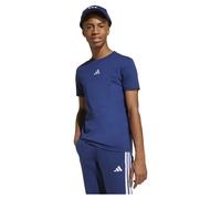 Adidas T-Shirt Essentials Kurzarm Kinder Dunkelblau/Weiß