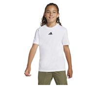 Adidas T-Shirt Essentials JC9774 Kinder Unisex Weiß/Schwarz 15-16 Jahre