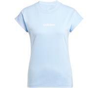 adidas Essentials Linear Damen T-Shirt hellblau - S
