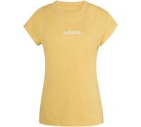 Adidas Essentials Linear Cotton Damen T-Shirt, orange M