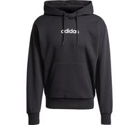 Adidas Essentials Linear Fleece Kapuzenpullover S Black / White