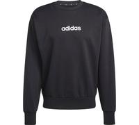 adidas Essentials Linear Fleece Sweatshirt black-white (095A) S