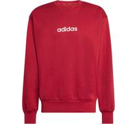 Adidas Essentials Linear Fleece Sweatshirt L Active Maroon / White