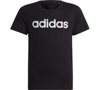 adidas Essentials Linear Logo Slim Fit T-Shirt Kinder IC3149 - black/white 164