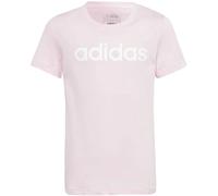 Adidas Essentials Linear Logo Cotton Slim Fit T-Shirt Mädchen T-Shirt, pink 170