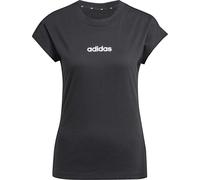 adidas ESSENTIALS LINEAR SINGLE Damen T-Shirt, schwarz, größe XXL 2XL