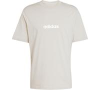 adidas Essentials Linear Single Jersey T-Shirt Herren JE9007 - wonder alumina/white S