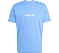 adidas Essentials Linear Single Jersey T-Shirt Herren JX5708 - blue fusion/white S