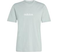 adidas Essentials Linear Single Jersey T-Shirt Herren KC0882 - wonder sage/white M