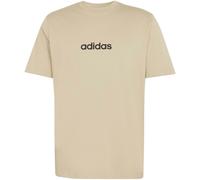 T-Shirt ADIDAS SPORTSWEAR "ESSENTIALS LINEAR SINGLE JERSEY", Herren, Gr. XL, wonder cargo, schwarz, Obermaterial: 100% Baumwolle, normal, Rundhals, Shirts T-Shirt, überschnittene Schultern, Kurzarmdes